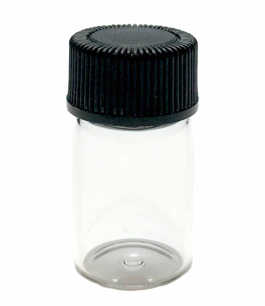 2 ml Clear Sample Bottles with Orifice Reducers and Caps (12-Pack)