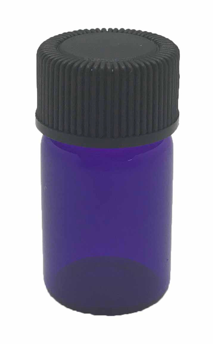 2 ml Purple Sample Bottles with Orifice Reducers and Caps (12-Pack)