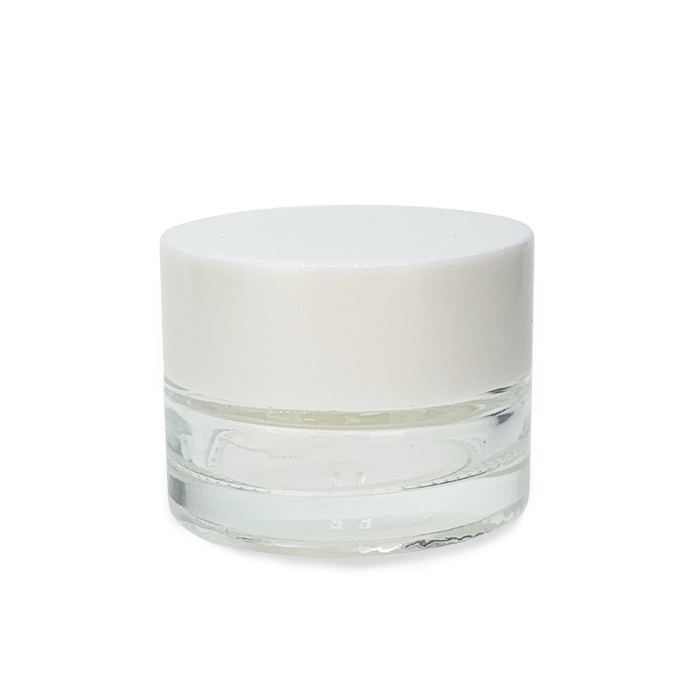 5 ml Clear Glass Salve Cream Jars (12-Pack)