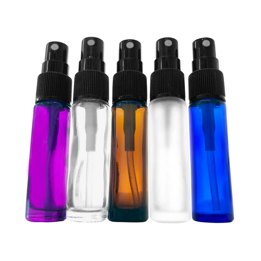 Black Spray Caps for 10ml Roller Bottles (12-Pack)