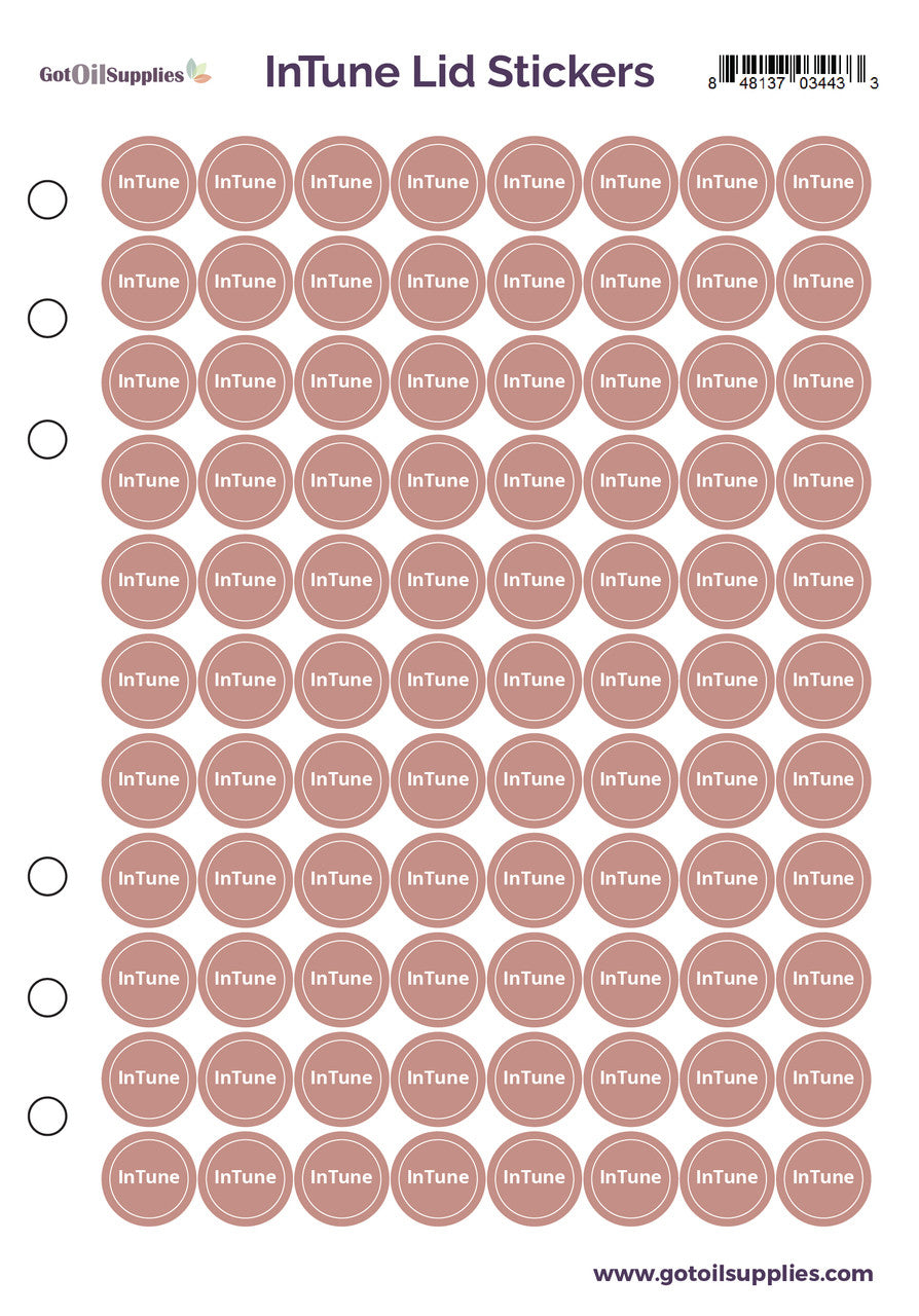 InTune® dōTERRA® Lid Stickers