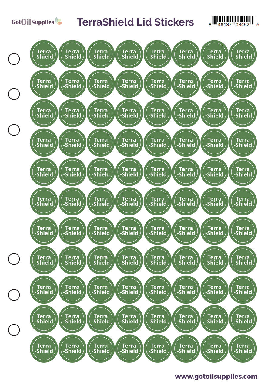 TerraShield® dōTERRA® Lid Stickers