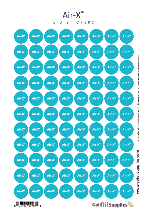 dōTERRA Air-X™ Lid Stickers