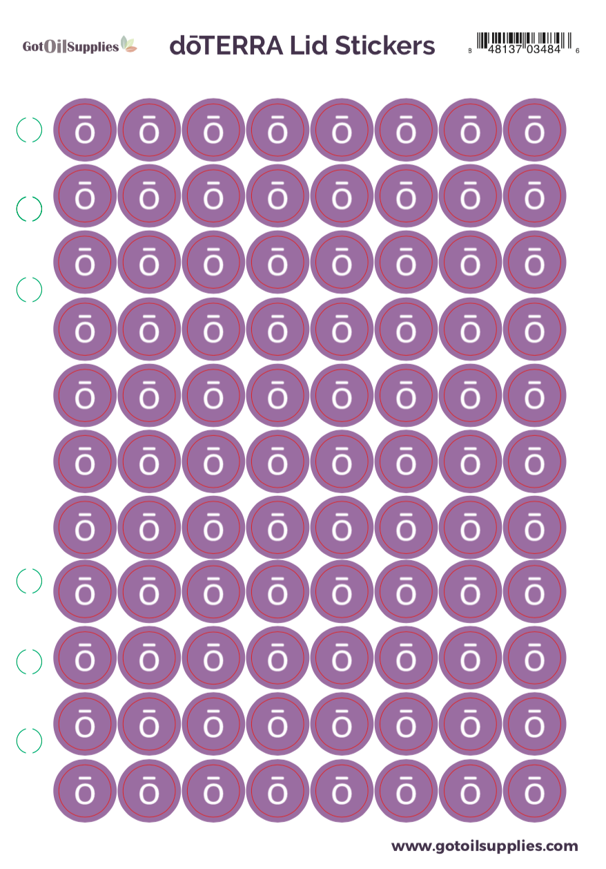 dōTERRA® ō Lid Stickers