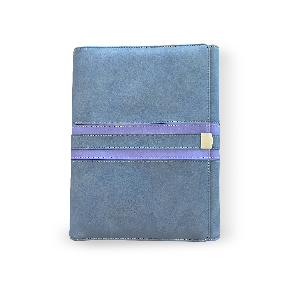 Gray and Purple Content Management System Notebook Binder For Essential Oil Products from Got Oil Supplies