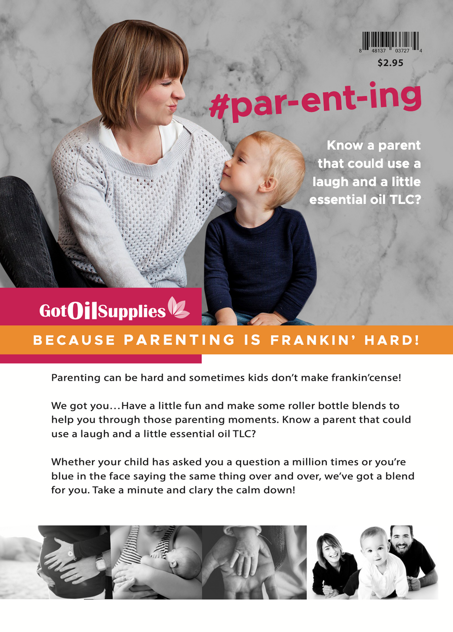 Parenting Essential Oil Recipe Sheets | #parenting #par-ent-ing
