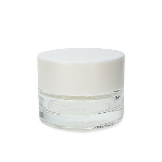 5 ml Clear Glass Salve Cream Jars (12-Pack)