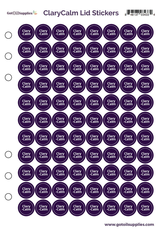 ClaryCalm® dōTERRA® Lid Stickers