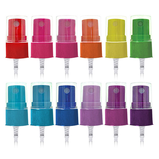 Color Spray Caps For Essential Oil Glass Bottles (12-Pack)