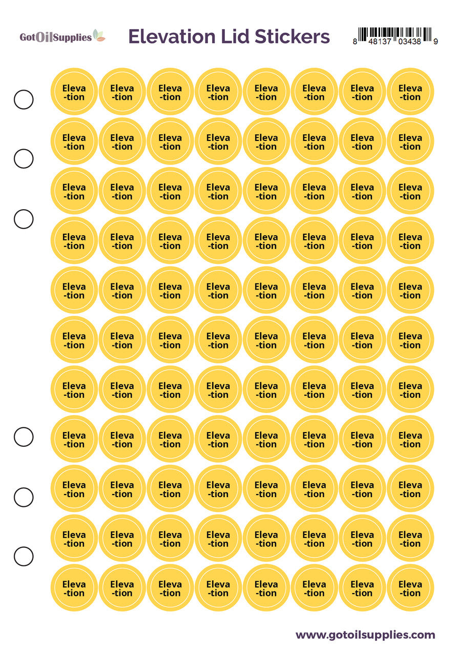 Elevation™️ dōTERRA® Lid Stickers