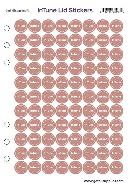 InTune® dōTERRA® Lid Stickers