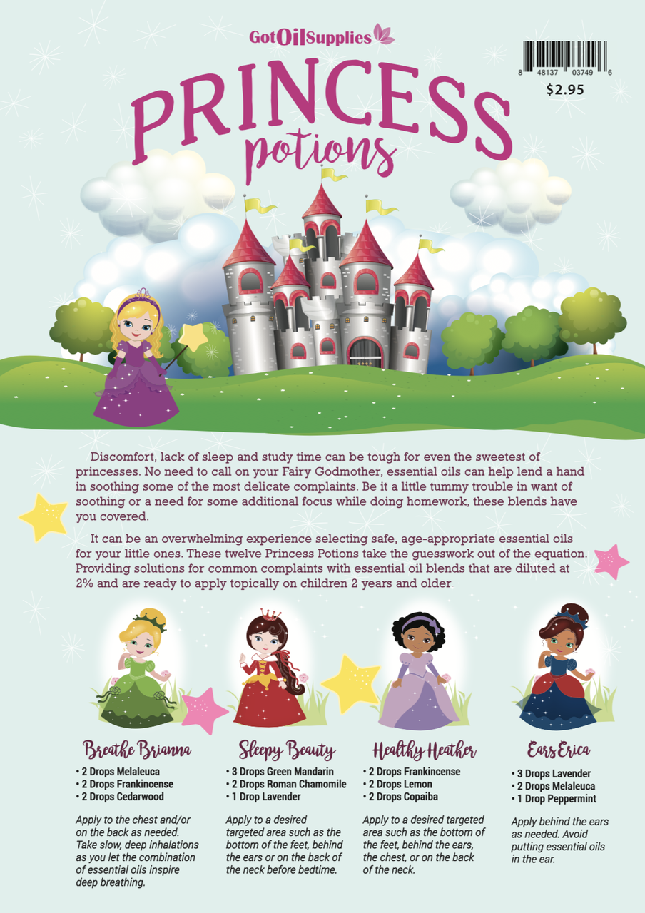 Princess Potions Recipes (12 Sheets)