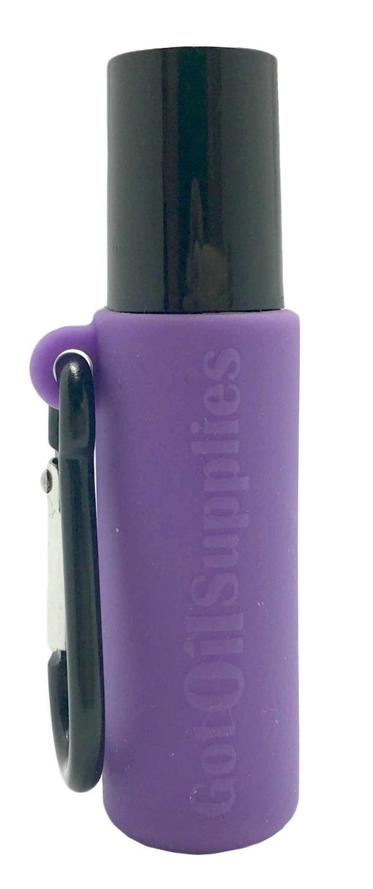 Purple Silicone Holder For 10ml Roller Bottles