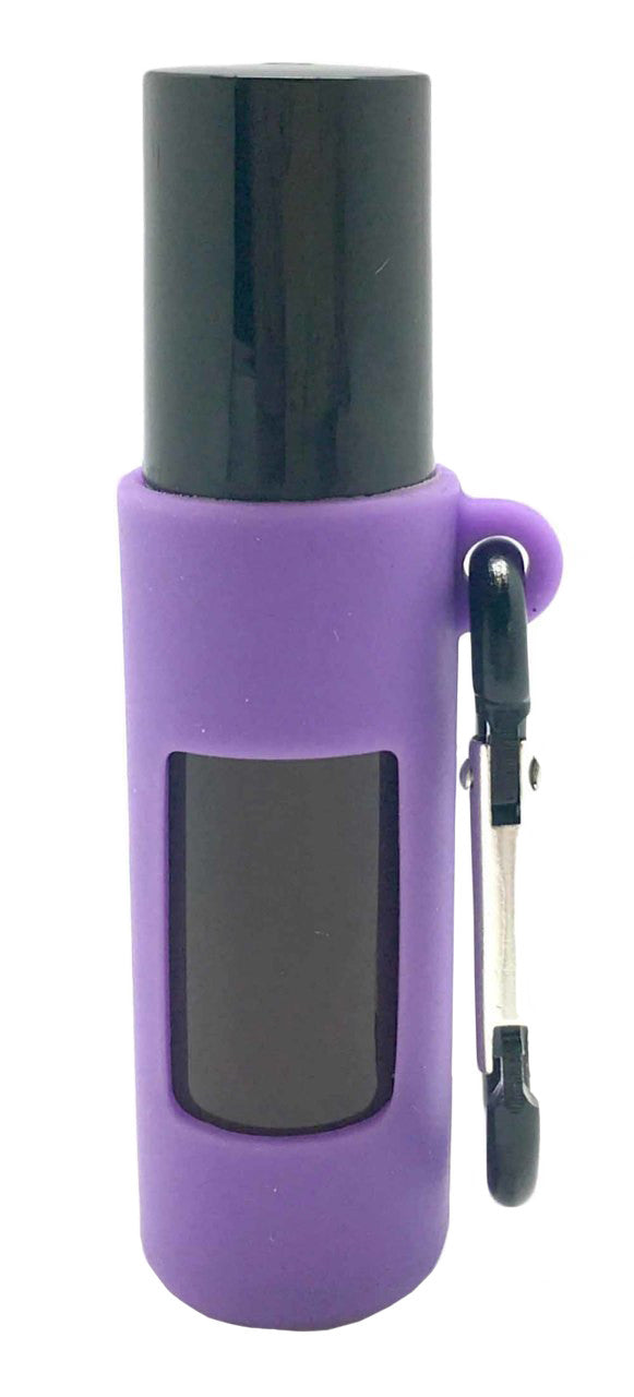 Purple Silicone Holder For 10ml Roller Bottles