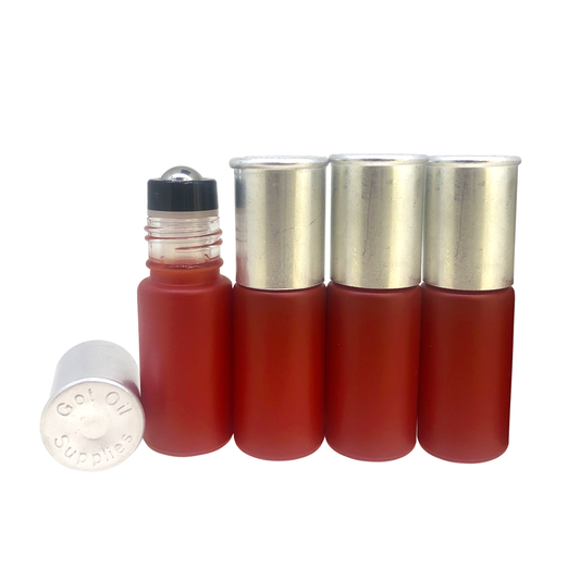 Shotgun Shell Shaped 5ml Roller Bottles (12-Pack)