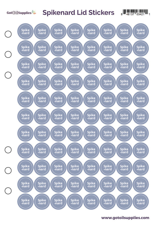 Spikenard dōTERRA Lid Stickers