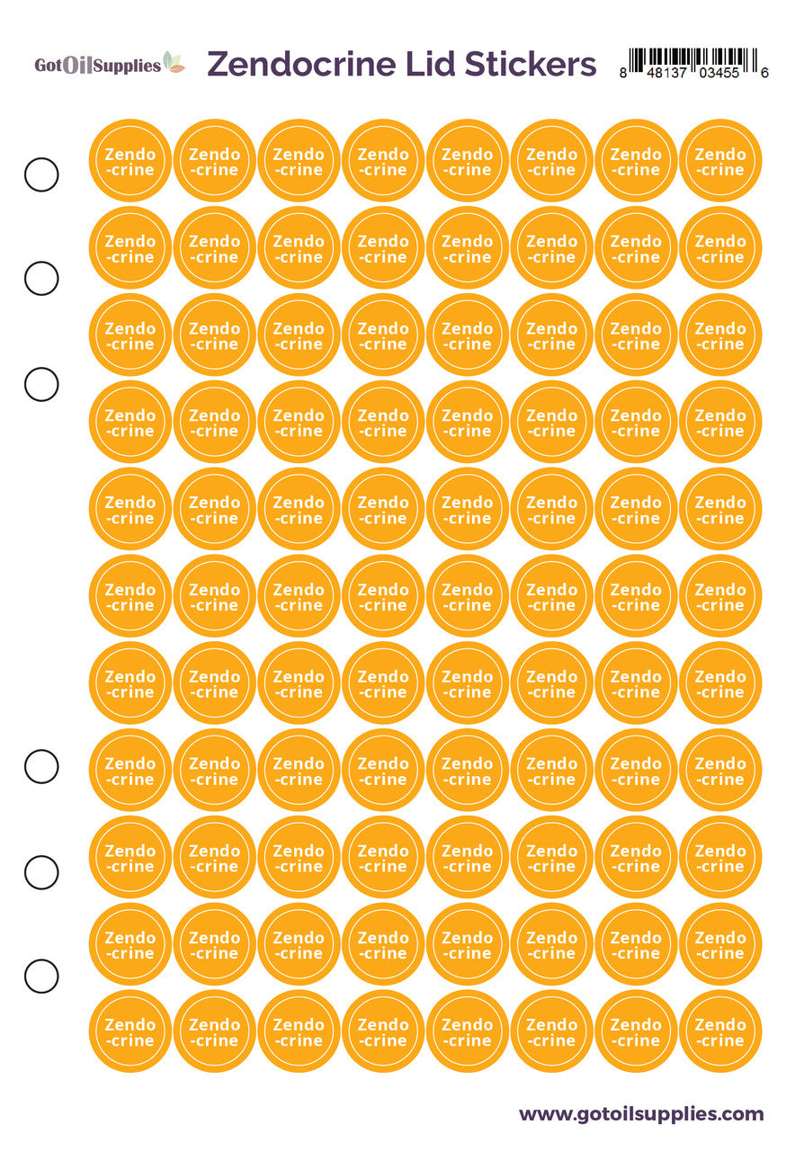 Zendocrine® dōTERRA® Lid Stickers