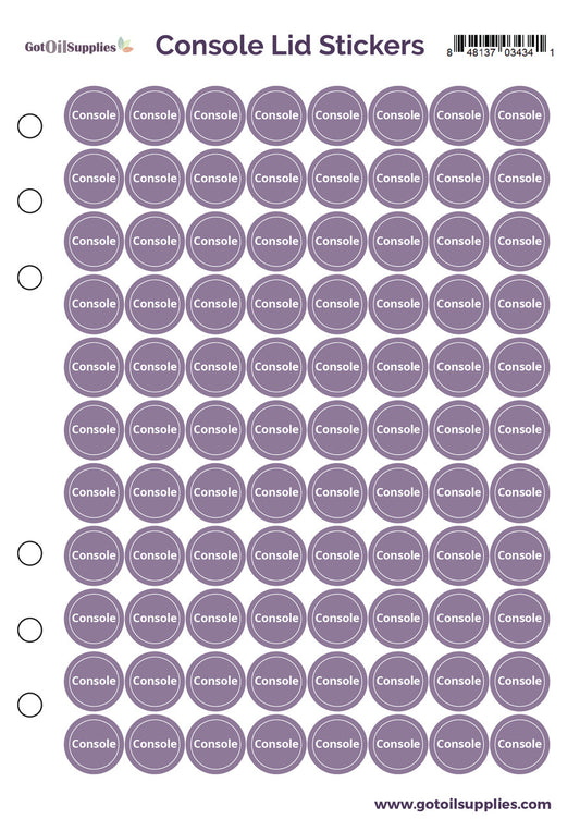 dōTERRA Console® Lid Stickers